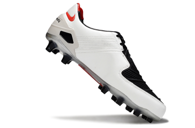 Nike Air Zoom Total 90 III FG Firm Ground Soccer Cleats - White/Red/Black