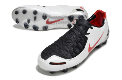 Nike Air Zoom Total 90 III FG Firm Ground Soccer Cleats - White/Red/Black