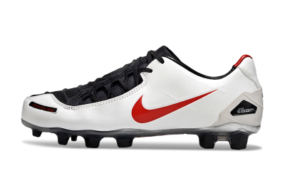 Nike Air Zoom Total 90 III FG Firm Ground Soccer Cleats - White/Red/Black