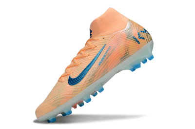 Nike Air Zoom Mercurial Superfly 10 Elite AG Artificial Grass Soccer Cleats - Pink/Blue/Whtie