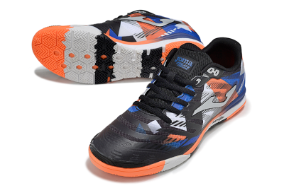 Joma Top Flex IC Indoor & Futsal Soccer Shoes - Black/Red/Blue