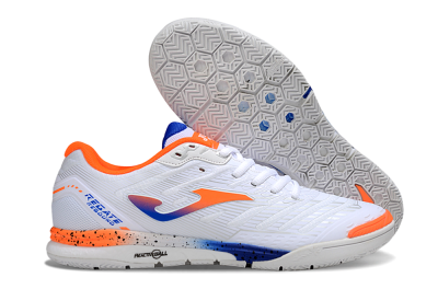 Joma Top Flex IC Indoor & Futsal Soccer Shoes - White/Blue/Red