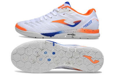 Joma Top Flex IC Indoor & Futsal Soccer Shoes - White/Blue/Red