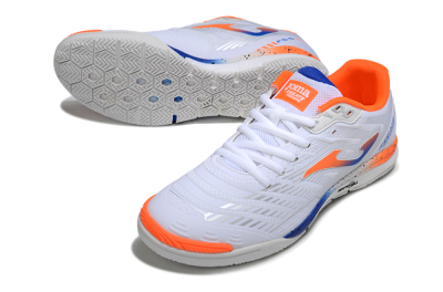 Joma Top Flex IC Indoor & Futsal Soccer Shoes - White/Blue/Red