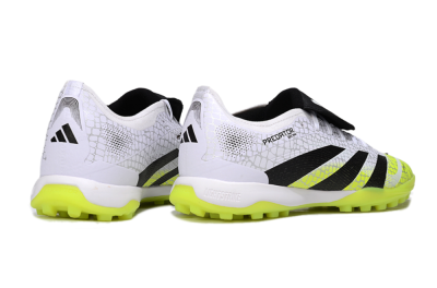 Adidas Predator League Foldover Tongue TF Artificial Turf Soccer Shoes - White/Black/Yellow