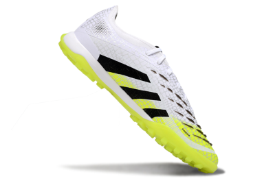 Adidas Predator 25 Elite TF Artificial Turf Soccer Shoes - White/Black/Yellow