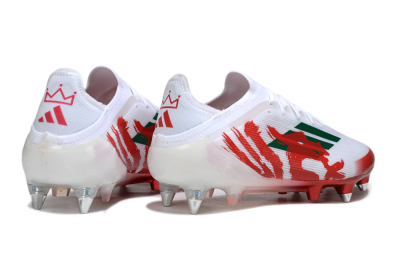 Adidas F50 Elite SG Soft Ground Soccer Cleats - White/Green/Red
