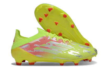 Adidas F50 Elite FG Firm Ground Soccer Cleats - Yellow/Silver/Red