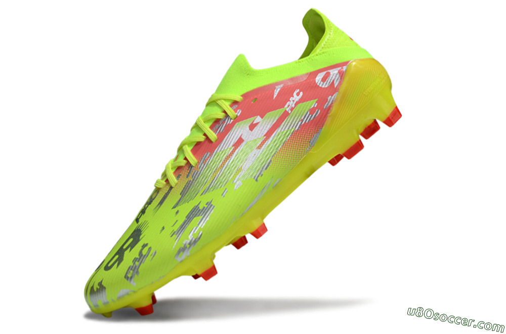 Adidas F50 Elite FG Firm Ground Soccer Cleats - Yellow/Silver/Red 5
