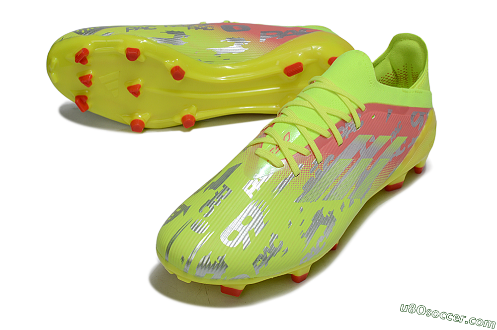 Adidas F50 Elite FG Firm Ground Soccer Cleats - Yellow/Silver/Red 3