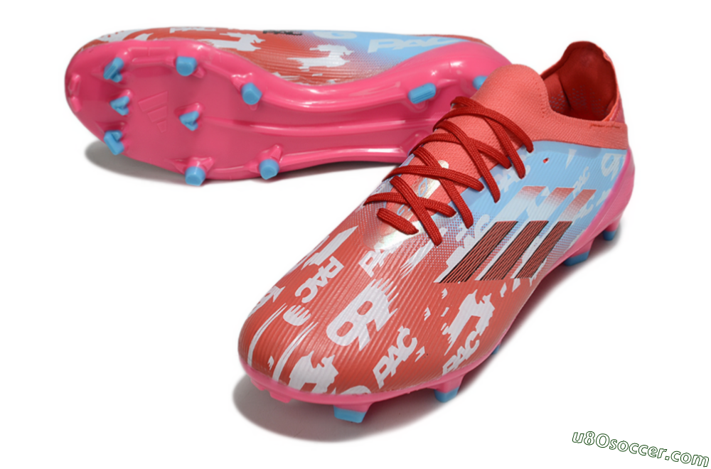 Adidas F50 Elite FG Firm Ground Soccer Cleats - Red/Blue/Pink 3