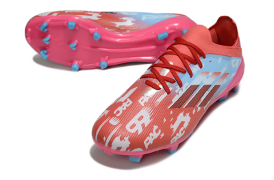 Adidas F50 Elite FG Firm Ground Soccer Cleats - Red/Blue/Pink