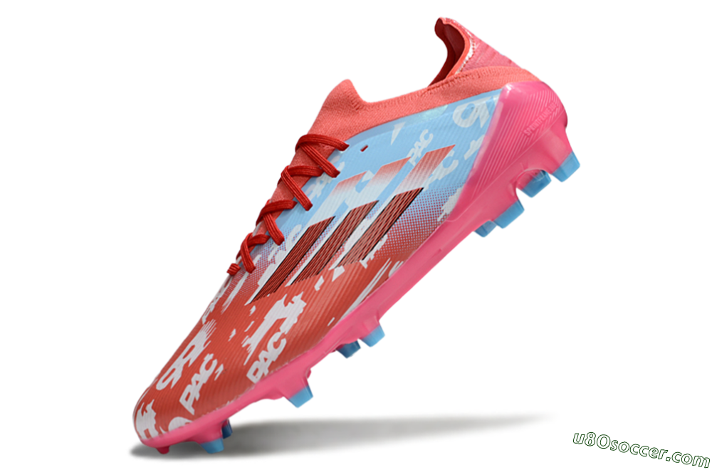 Adidas F50 Elite FG Firm Ground Soccer Cleats - Red/Blue/Pink 5