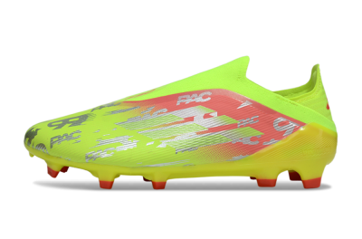 Adidas F50 Elite Laceless FG Firm Ground Soccer Cleats - Yellow/Silver/Red