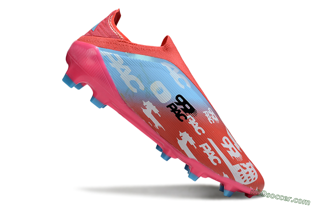 Adidas F50 Elite Laceless FG Firm Ground Soccer Cleats - Red/Blue/Pink 4