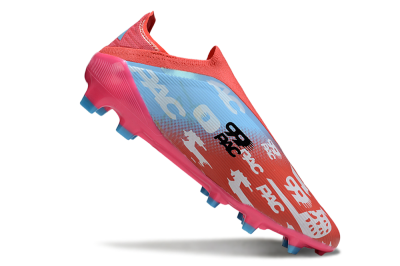 Adidas F50 Elite Laceless FG Firm Ground Soccer Cleats - Red/Blue/Pink