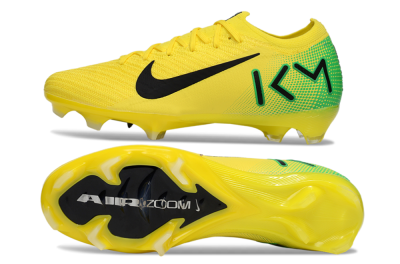 Nike Air Zoom Mercurial Vapor 16 Elite FG Firm Ground Soccer Cleats - Yellow/Black/Green