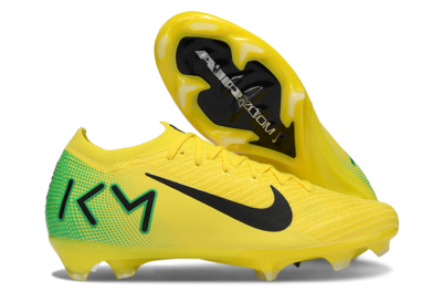 Nike Air Zoom Mercurial Vapor 16 Elite FG Firm Ground Soccer Cleats - Yellow/Black/Green