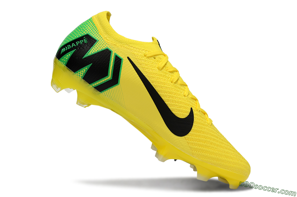 Nike Air Zoom Mercurial Vapor 16 Elite FG Firm Ground Soccer Cleats - Yellow/Black/Green 4