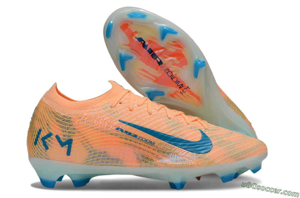 Nike Air Zoom Mercurial Vapor 16 Elite FG Firm Ground Soccer Cleats - Pink/Blue/Yellow 1