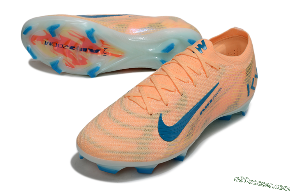 Nike Air Zoom Mercurial Vapor 16 Elite FG Firm Ground Soccer Cleats - Pink/Blue/Yellow 3