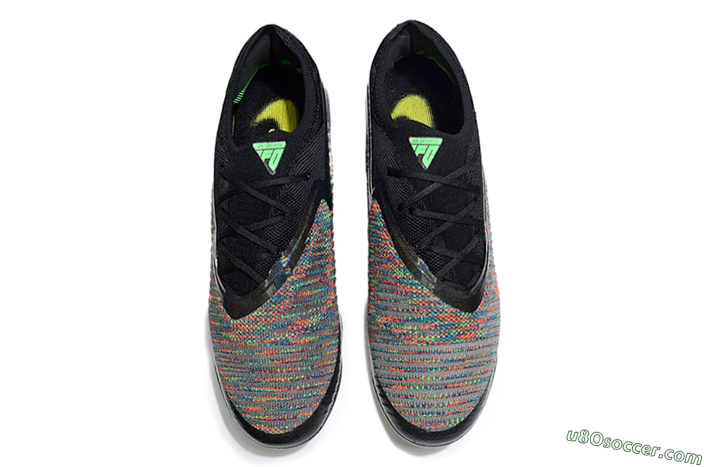 Nike Phantom 6 Elite Low FG Firm Ground Soccer Cleats - Black/Yellow/Red 4