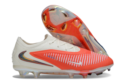 Nike Phantom 6 Elite Low FG Firm Ground Soccer Cleats - Red/White/Black