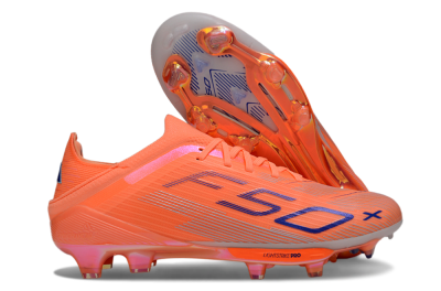 Adidas F50 Elite FG Firm Ground Soccer Cleats - Red/Blue/Silver