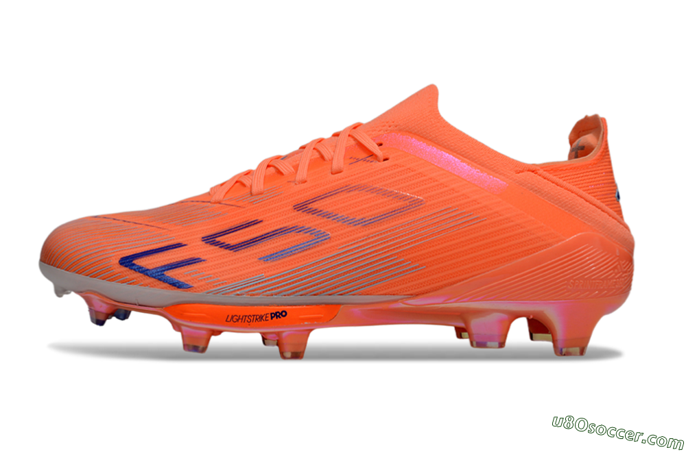 Adidas F50 Elite FG Firm Ground Soccer Cleats - Red/Blue/Silver 2