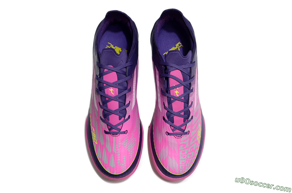 Adidas F50 Elite TF Artificial Turf Soccer Shoes - Pink/Purple/Yellow 4