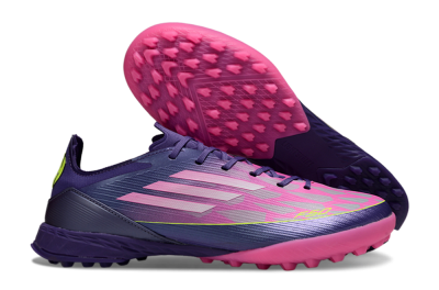 Adidas F50 Elite TF Artificial Turf Soccer Shoes - Pink/Purple/Yellow