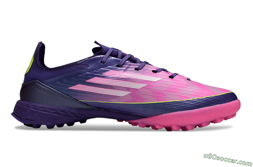 Adidas F50 Elite TF Artificial Turf Soccer Shoes - Pink/Purple/Yellow 7