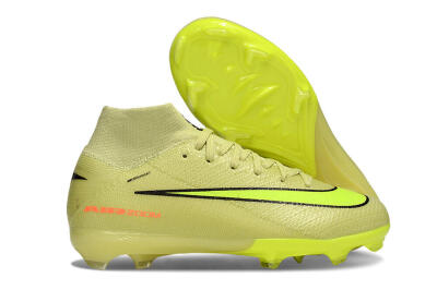 Nike Air Zoom Mercurial Superfly 10 Elite FG Firm Ground Soccer Cleats - Yellow/Black/Red