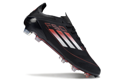 Adidas F50 Elite FG Firm Ground Soccer Cleats - Black/Silver/Red