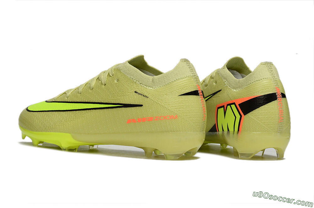 Nike Air Zoom Mercurial Vapor 16 Elite FG Firm Ground Soccer Cleats - Yellow/Black/Red 4