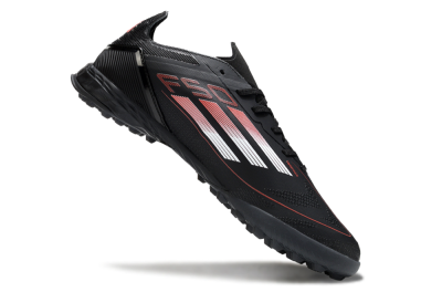 Adidas F50 Elite TF Artificial Turf Soccer Shoes - Black/Silver/Red