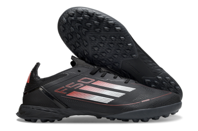 Adidas F50 Elite TF Artificial Turf Soccer Shoes - Black/Silver/Red