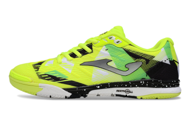 Joma Top Flex IC Indoor & Futsal Soccer Shoes - Yellow/Silver/Black