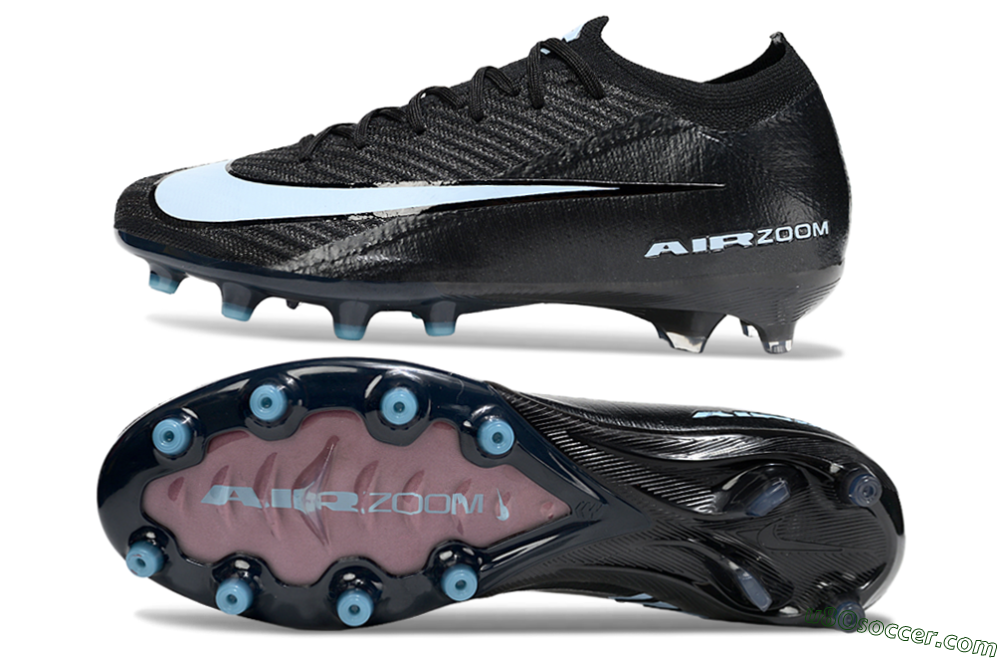 Nike Air Zoom Mercurial Vapor 16 Elite AG Artificial Grass Soccer Cleats - Black/Jade 0