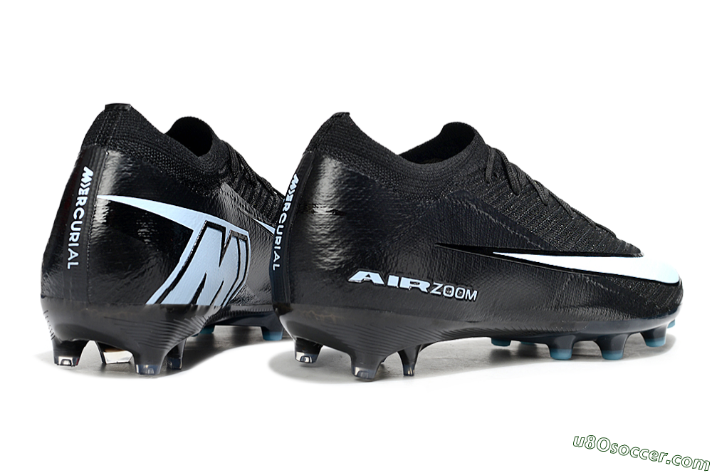 Nike Air Zoom Mercurial Vapor 16 Elite AG Artificial Grass Soccer Cleats - Black/Jade 6