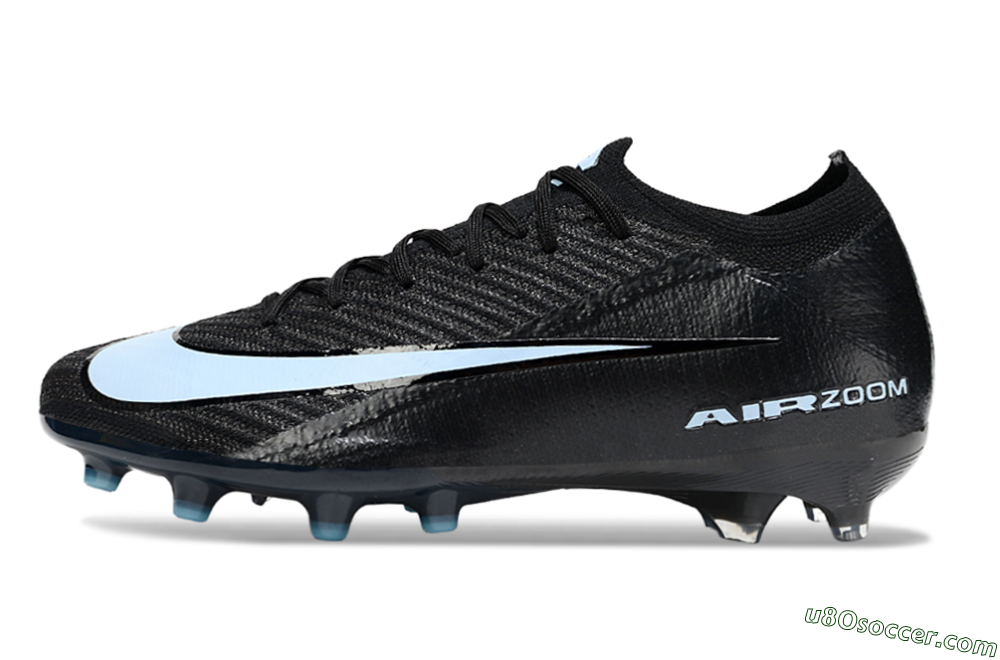 Nike Air Zoom Mercurial Vapor 16 Elite AG Artificial Grass Soccer Cleats - Black/Jade 2