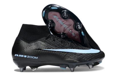 Nike Air Zoom Mercurial Superfly 10 Elite SG Soft Ground Soccer Cleats - Black/Jade