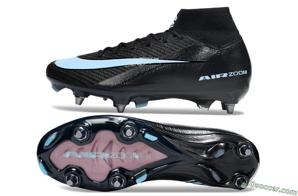 Nike Air Zoom Mercurial Superfly 10 Elite SG Soft Ground Soccer Cleats - Black/Jade 0