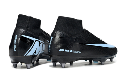 Nike Air Zoom Mercurial Superfly 10 Elite SG Soft Ground Soccer Cleats - Black/Jade