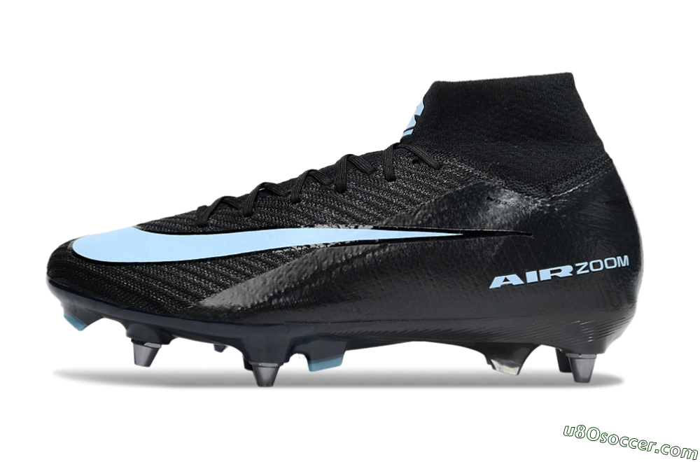 Nike Air Zoom Mercurial Superfly 10 Elite SG Soft Ground Soccer Cleats - Black/Jade 2