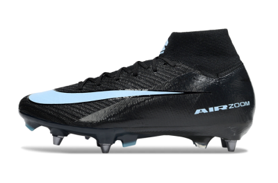 Nike Air Zoom Mercurial Superfly 10 Elite SG Soft Ground Soccer Cleats - Black/Jade