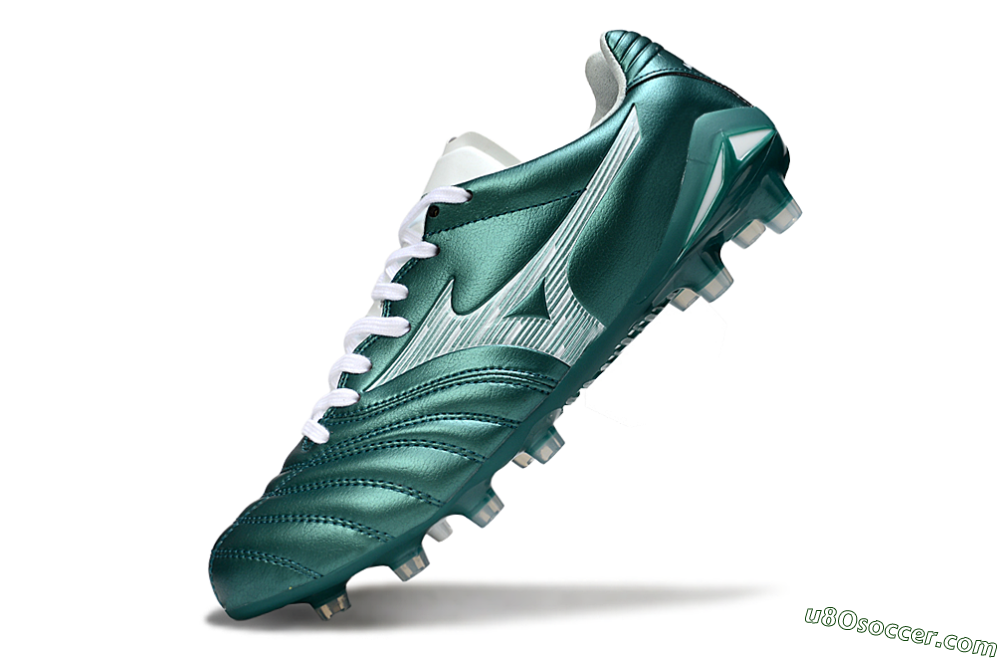 Mizuno Morelia Neo 4 FG Firm Ground Soccer Cleats - Green/White