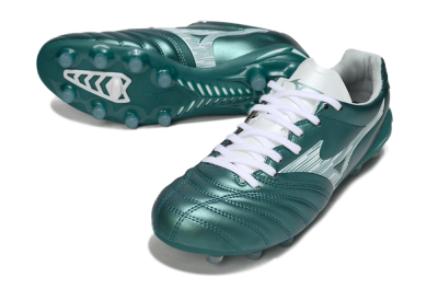 Mizuno Morelia Neo 4 FG Firm Ground Soccer Cleats - Green/White