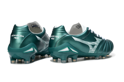 Mizuno Morelia Neo 4 FG Firm Ground Soccer Cleats - Green/White