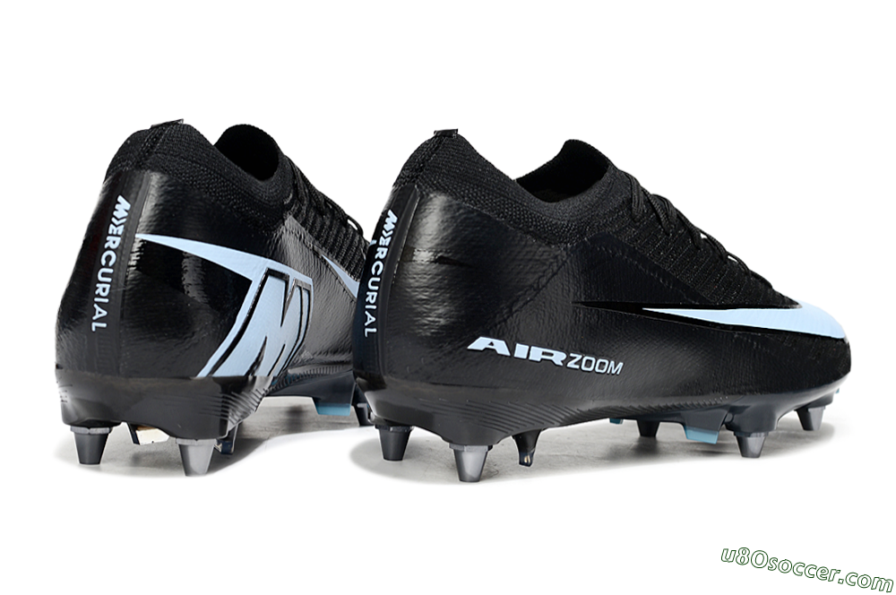 Nike Air Zoom Mercurial Vapor 16 Elite SG Soft Ground Soccer Cleats - Black/Jade 6